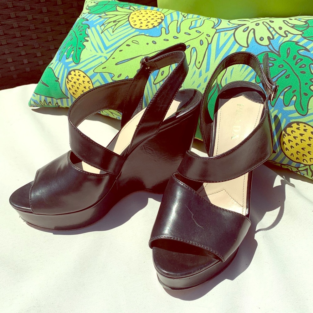 Prada wedges